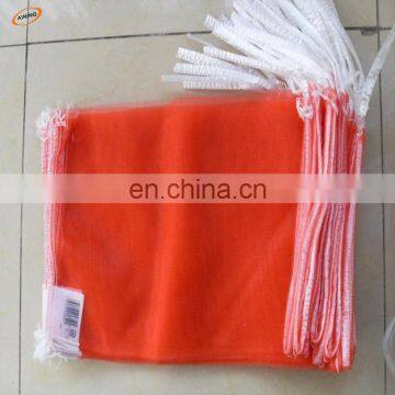 small PE knitted mesh bag for package potato,garlic, onion