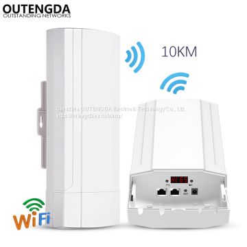 802.11AC 5.8Ghz 900Mbps INTELLIGENT wireless bridge Point-to-point video transmission 10km outdoor High-power wireless CPE bridg