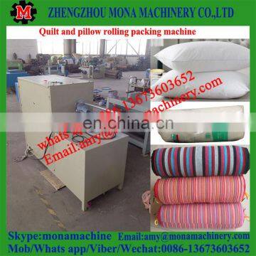 Good Reputation Supplying Pillow Coiling Rolling Packing Machine/ Blanket Packing Coiling Machine With Good Price photo-2