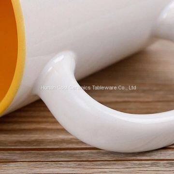 Sublimation 11oz Inner and Handle Color Ceramic Mug Made in China At Low Price Wholesale photo-3
