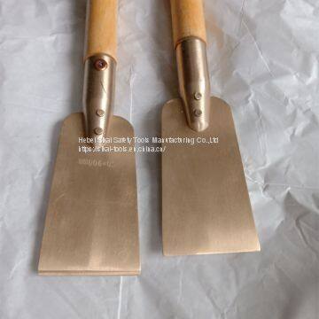 Wood Handle Scraper Aluminum Bronze Alloy Non Sparking Tools for Marine photo-3