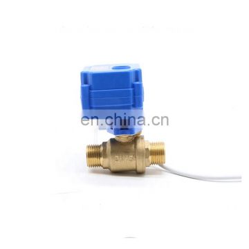 CWX-15N DN15 G1/2 MxM  Electric ball valve for HVAC system DC9-24V CR01 / 02