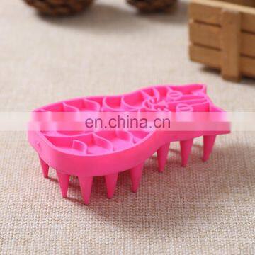 Pet Cartoon Mini TPR Comb Fur Remover Brush Dogs Cats Fur Cleaning Massage Brush photo-7