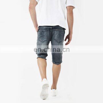 DiZNEW Wholesale Best Quality Half Jeans Short Biker Denim Shorts for Men photo-3