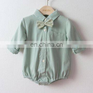 2020 autumn New full sleeves solid babys romper