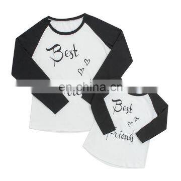 Family Matching Clothing Outfits New 2019 Women Mom Kids Baby Long Sleeve Cotton T shirts spring autumn Cotton cute Top hoodies