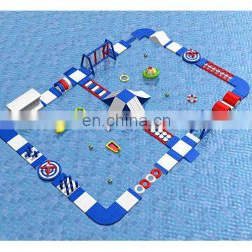 Commercial Outdoor Kids And Adults Aqua Entertainment Park Blow Up Water Park For Rent photo-4