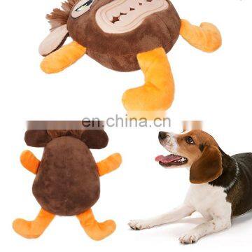 Manufacturer Wholesale Functional Squeaky Tpr Teeth Dog Feeder Plush Toys photo-5