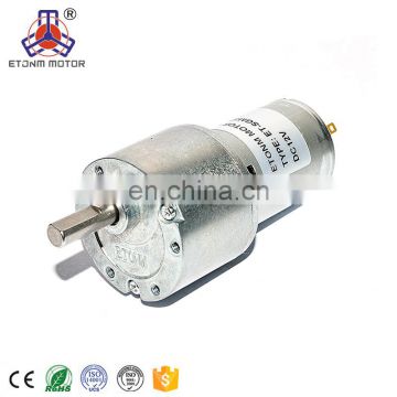 122rpm 37mm dia 12 volt dc gear motor 12v dc motor low rpm motor gear reduction