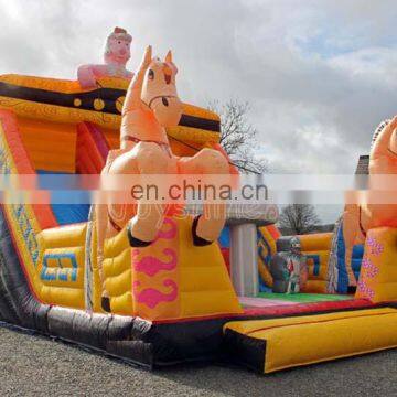 Chariot Inflatable Dry Slide Kids Jumping Castle Bouncer Slide Playground For Sale photo-4