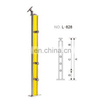 Decorative Stainless Steel Crystal Railing Fitting photo-6