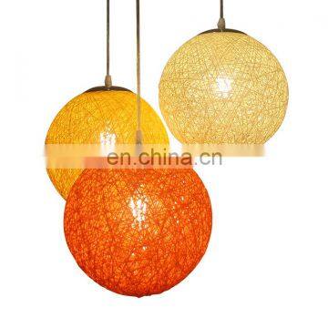 Hot Sale Modern Rattan Pendant Lamp Cotton Home Lighting From Zhongshan photo-3