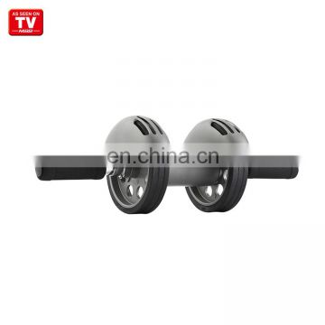 AS SEEN ON TV Portable And Fashion Double Wheel Abdominal wheel roller, Fitness gym exercise equipment