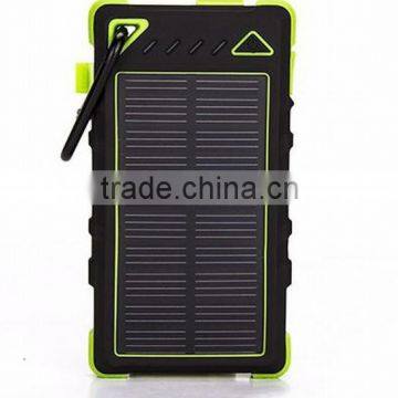 2015 High Quality 8000mAh Waterproof Solar Power Bank, Solar Cell Power Bank photo-6