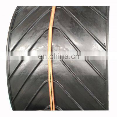 15mm Chevron Profile Crescent Top Profile Harvest Conveyor Belt With Cleats photo-5