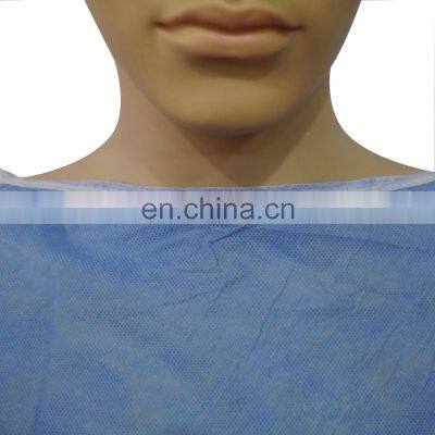 Operation Theatre Medical Disposable Surgical Isolation SMS Nonwoven Gowns photo-3
