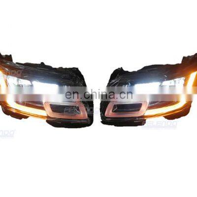 High Quality Upgrade Headlamp For Range Rover Vogue 2013-  LR098527 LR098532 t American Version 2 LED Lens Upgrade Headlight