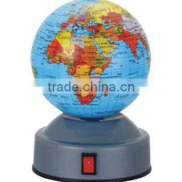 8.5cm Rotating globe , automatic rotating globe, rotating world globe