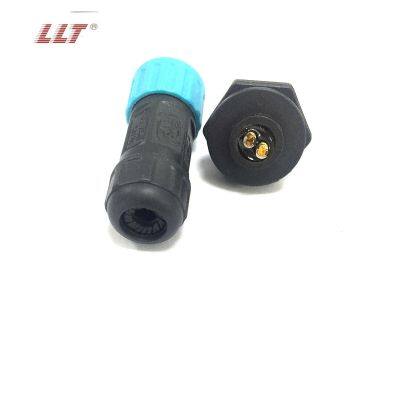 IP68 2pin Push Lock Wire Waterproof Panel Power 2 3 4 5 6 7 8pin Socket and Plug M12 photo-2