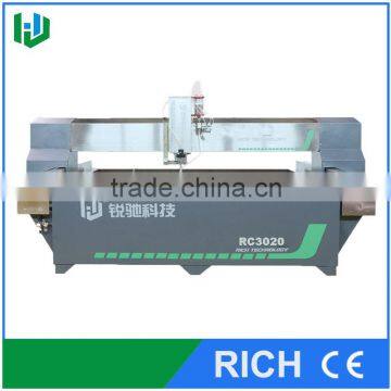 3000*2000mm CNC bridge type waterjet cutting machine for granite / stone / marble medallion