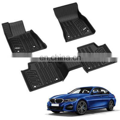 2020 All Weather Latest 3d Luxury Tpe Car Floor Mats Deep Dish Mat For BMW THE 3 Li Series 2020+