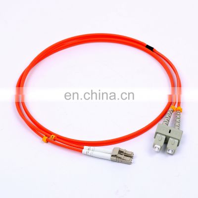 3m 2.0mm 3.0mm duplex om2 50/125 sc-lc multimode fiber patch cord