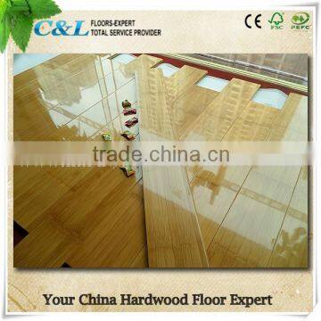 High Glossy Natural Color Solid Bamboo Flooring