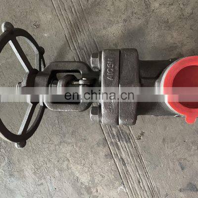 BS5352 1500lb HIGH PRESSURE GLOBE VALVE FORGED STEEL VALVE BUTT WELD CONNECTION BOLT BONNET TYPE photo-2