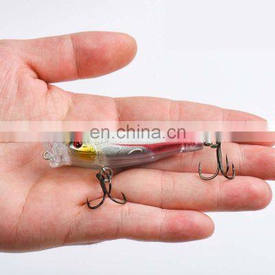 7.5cm 12g 3 colors 3D Bionic eyes  Saltwater Fish Baits with Treble Hooks Floating  Popper Bait Fishing