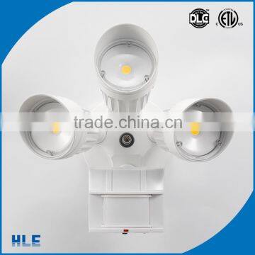 One twin three heads outdoor 110 volt led security light with adjustable head for north america market                        
                                                Quality Choice