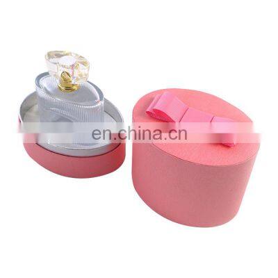 Make Perfume Box Packaging Luxury Pink Oval Perfume Box