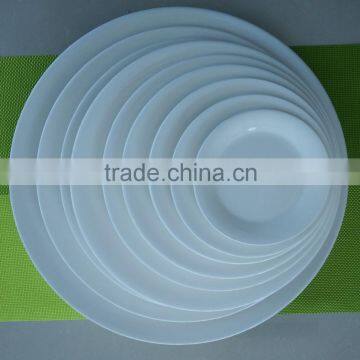 porcelain charger plates wholesale with white boday turkish dinner set