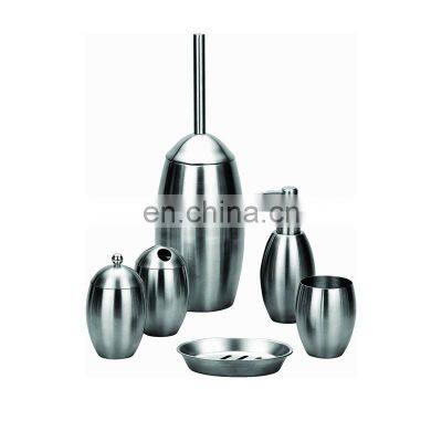 Promotional Black Plastic Cover Designed Bathrooms Set Accessories Bathrooms Stainless Steel Bathroom Sets photo-3