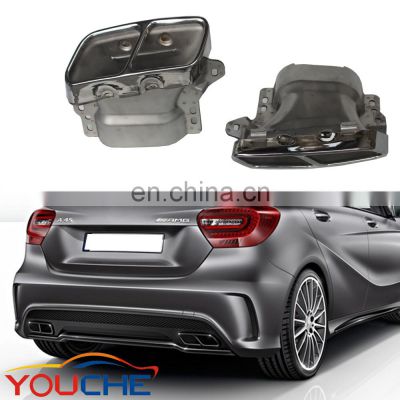 Exhaust tip end pipe for Mercedes Benz A class W176  & CLA class W117 stainless steel exhaust pipe