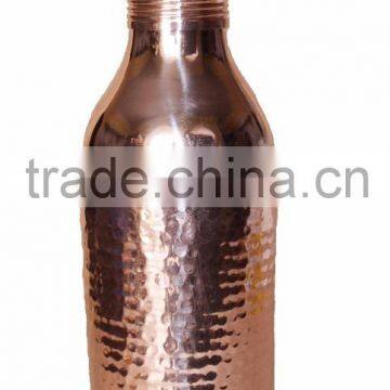 copper water bottles / solid copper water bottles / 1 liters solid copper bottle