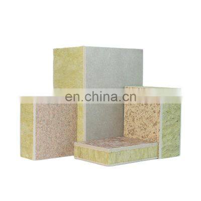 100Mm 50Mm Peru Fireproof Interlocking Insulated Acoustic Rock Wool Composite Sandwich Panel