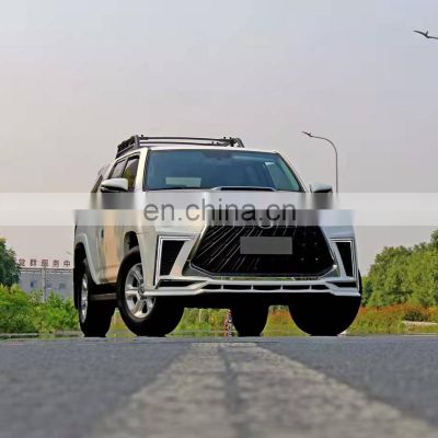 PP material Conversion body kit include Headlight Taillight bumper assembly for Toyota 4Runner 2010-2020 upgrade to Lexus model