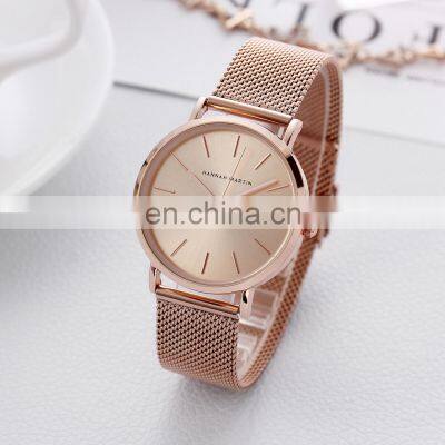 Hannah Martin CC36 Luxury Ladies Quartz Movement Watch Women Stainless Steel Chronograph Wristwatches Business Watch photo-4