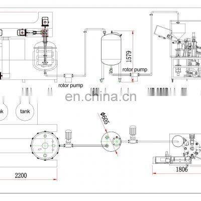 High Shear Dispersing Tooth Polishing Paste Vacuum Liquid Detergent Emulsifier Emulsifying Homogenizer Machine Mixer