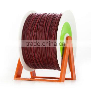 Pla 3d Printer Material Bordeaux Filament With the New Spool Convertible Into a Coat Hanger. Spool Holder Included. photo-2