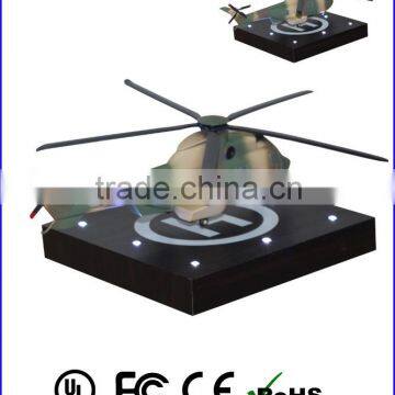 Floating and auto-rotating helix helicopter model for gift Souvenir and advertising