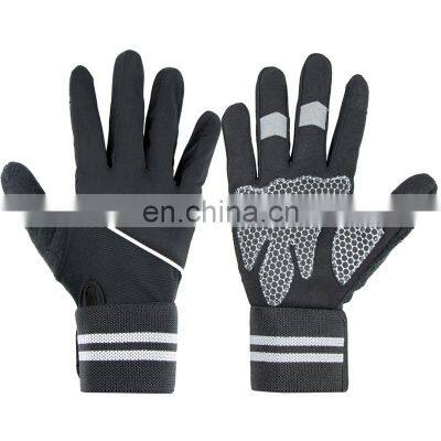 Professional Custom Breathable Workout Exercise Sport Fitness Full Finger Weight Lifting Gym Gloves