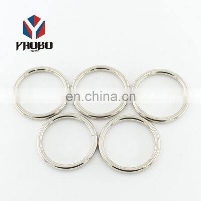 Fashion High Quality Bag Accessory O Ring Strap Round Belt Buckle 60mm Metal Large Round O Ring