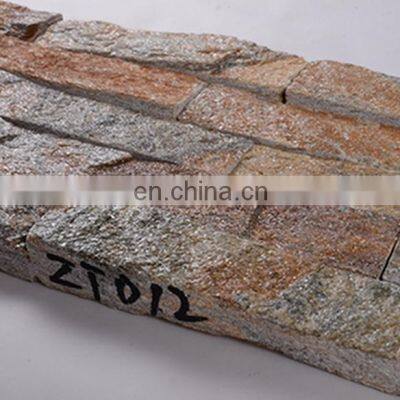 Walling Natural Slate Culture Stone Veneer Wall Cladding Corner Panel Exterior Outdoor Loose Stone Cream Brown Vietnam photo-5