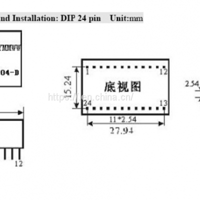 0-5V to 4-20mA Converter 4-20mA to 0-10V IC Isolation Amplifier IC Isoem U (A) -P-O-S Series photo-5