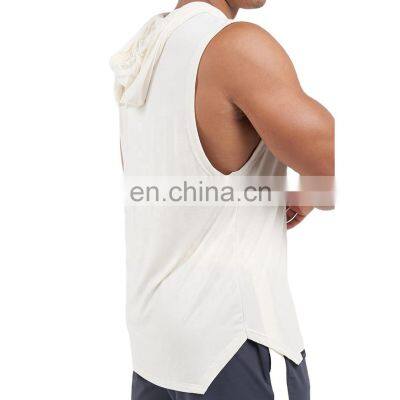 OEM Wholesale New Custom Hot Sale Gym Men Sports Training Fitness Gymwear Weightlifting Athletic Sleeveless Pullover Hoodies photo-4