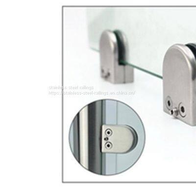 Stainless Steel Fish Mouth Glass Clamp Swimming Pool Guardrail Fittings Non-punching 304 Material photo-5