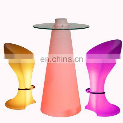 garden lights led outdoor chair set glow bar rechargeable led furniture bar table plastic kitchen counter height bar tables