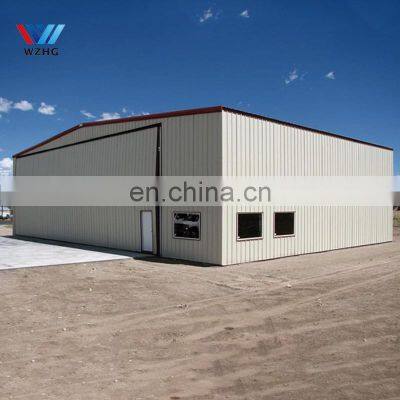 Frame Structure Aircraft Hangar Tent Low Price Professional Designed Prefabricated Portal Metal Workshop Prefab Steel Light ASTM