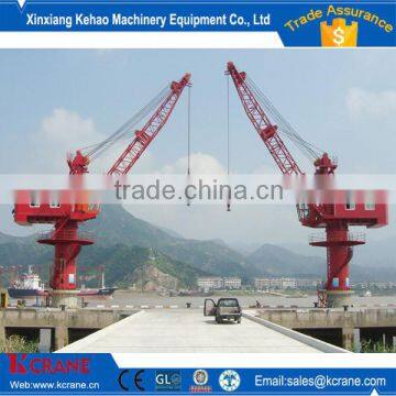 High Marine Jib Port Pedestal Crane